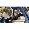 Image 2 : BLUE BIN OF ASSORTED COMMERCIAL MARINE RETAIL PRODUCTS, CHEMICALS, FLASHLIGHTS, & CURRENT GUIDES