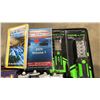 Image 3 : BLUE BIN OF ASSORTED COMMERCIAL MARINE RETAIL PRODUCTS, CHEMICALS, FLASHLIGHTS, & CURRENT GUIDES