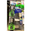 Image 5 : BLUE BIN OF ASSORTED COMMERCIAL MARINE RETAIL PRODUCTS, CHEMICALS, FLASHLIGHTS, & CURRENT GUIDES