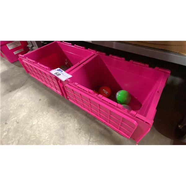 2 BINS OF ASSORTED SIZED MARINE SALT WATER TRAP WEIGHTS *BINS NOT INCLUDED*