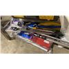 Image 2 : TOOLBOX WITH ASSORTED MARINE HAND TOOLS, WHITE PLASTIC STOOL, GENERAL WATER COMMERCIAL