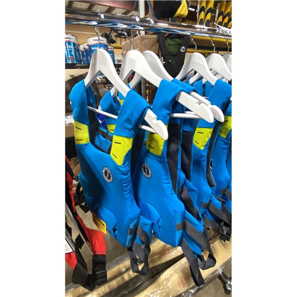 3 MUSTANG SURVIVAL KHIMERA PFD INFLATABLE LIFE JACKET, BLUE/BLACK, UNIVERSAL ADULT