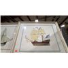 Image 3 : 2 SMALL FRAMED NAUTICAL ARTWORK, ASSORTED COLOR GIL HATS, SOCKS, BELTS & MARINE CLOTHING