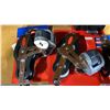 Image 5 : BLUE PARTS BIN OF ASSORTED RETAIL MARINE RONSTAN MULTI PULLIES *BIN INCLUDED*