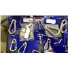 Image 3 : PINK BIN OF ASSORTED RETAIL MARINE VICTORY STAINLESS STEEL SHACKLES *BIN NOT INCLUDED*