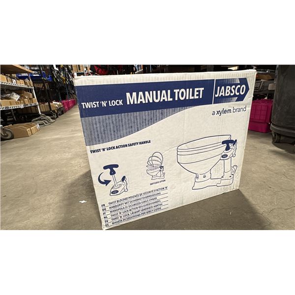 JABSCO 29090-5000 TWIST N' LOCK MARINE MANUAL TOILET *IN BOX*