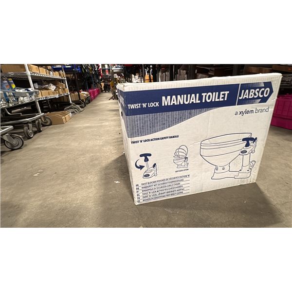 JABSCO 29090-5000 TWIST N' LOCK MARINE MANUAL TOILET *IN BOX*