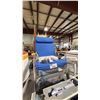 Image 2 : BLUE FOLDING DECK CHAIR, METAL FOLDING SIDE TABLE, WHITE MARINE COVER, GAS DECK FILL ATTACHMENT, &
