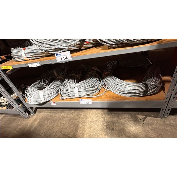 3 BUNDLES OF HIGH STRENGTH MARINE ROPE APPROX 450FT EACH