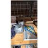 Image 4 : SHELF OF ASSORTED CMP DOCK LINE CORDAGE, 2 LARGE ANODES & SAMSON SPLICING MANUAL