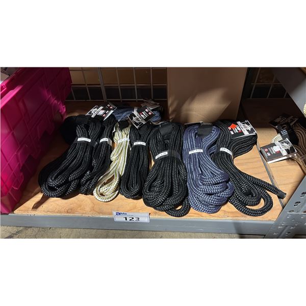 ASSORTED CMP DOCK LINE CORDAGE