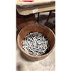 Image 2 : SMALL WOODEN BARREL OF GALVANIZED DECK SPIKES