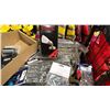 Image 4 : SHELF OF ASSORTED ROPE TIE DOWNS, CLEATS, STEPS, GRAB HANDLE, ASSORTED CAPS & MARINE HARDWARE