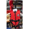Image 2 : 3 MUSTANG SURVIVAL CLASSIC INFANT SIZED LIFE JACKETS AND 1 ELITE 28 CHILD SIZE LIFE JACKET