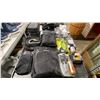 Image 2 : BIN OF MUSTANG SURVIVAL PFD ACCESSORIES; BELT EXTENDERS, CLOSED FINGER GLOVES, AUTO INFLATERS AND