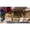 Image 2 : LARGE LOT OF ASSORTED BRASS SCREWS, COTTER PINS AND ASSORTED MARINE FASTENERS