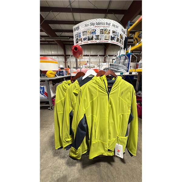 4 MUSTANG SURVIVAL MENS TORRENS HOODED JACKETS SIZE SMALL, MEDIUM, LARGE AND EXTRA LARGE