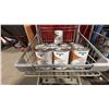 Image 3 : SMALL SHOPPING CART OF ASSORTED MARINE VARNISH, THINNERS, ACCELERATOR & UV WOOD PROTECTION
