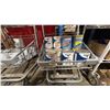 Image 3 : SMALL SHOPPING CART OF ASSORTED MARINE VARNISH, PAINT, ENAMEL & EZ POXY