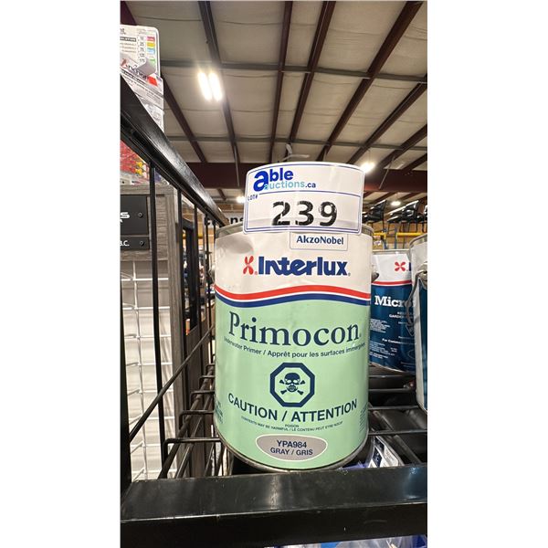 3- 3.78L CANS OF INTERLUX PRIMOCON UNDERWATER PRIMER