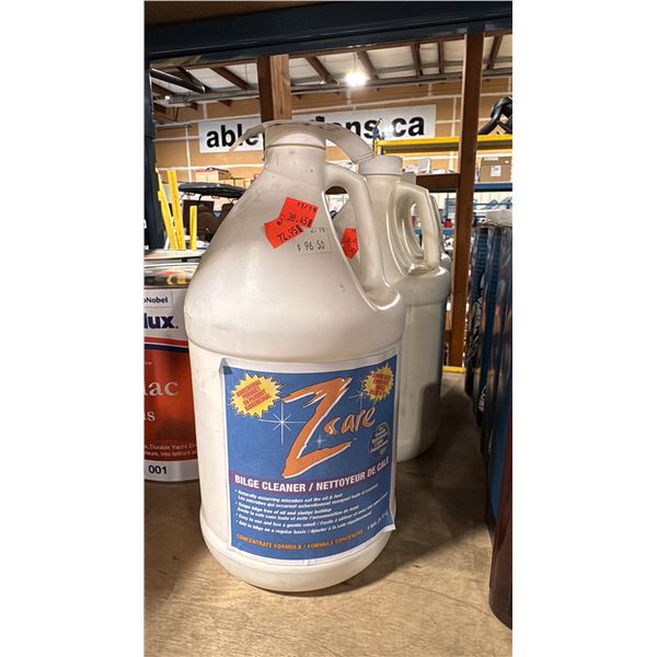 3 ZCARE 1 GALLON JUGS OF BILGE CLEANER