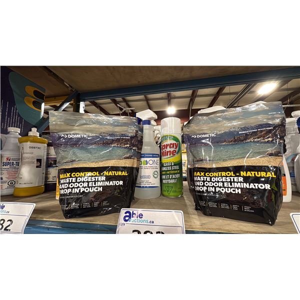 3 STAR BRITE VINYL CLEAN, 2 SPRAY NINE STAINLESS/GLASS CLEANER, 2 ULTRA ONE CLEANER/DEGREASER & 3