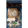 Image 4 : BASKET & 2 SMALL BOXES OF ASSORTED MARINE ITEMS & HARDWARE