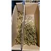 Image 3 : BOX OF ASSORTED BRASS SCREWS, FUSES & MARINE HARDWARE