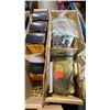 Image 5 : BOX OF ASSORTED BRASS SCREWS, FUSES & MARINE HARDWARE