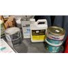 Image 2 : BIN OF SCULPWOOD PUTTY, ROLLER BRUSHES, TEAK CLEANER POWDER, ALUMINUM BOAT REPAIR KITS, TEAK