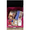 Image 11 : BIN OF ASSORTED PAINT ROLLERS, FIBERGLASSING RESIN, EPOXY WOOD SEALER KITS, EPOXY FAIRING PUTTY &
