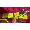 Image 7 : BIN OF FISH BONKERS, SPOON FILET KNIVES, GEAR HAMMOCKS, FISHING TRAP WEIGHTS, XS DOG LIFE JACKET