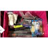 Image 8 : BIN OF FISH BONKERS, SPOON FILET KNIVES, GEAR HAMMOCKS, FISHING TRAP WEIGHTS, XS DOG LIFE JACKET