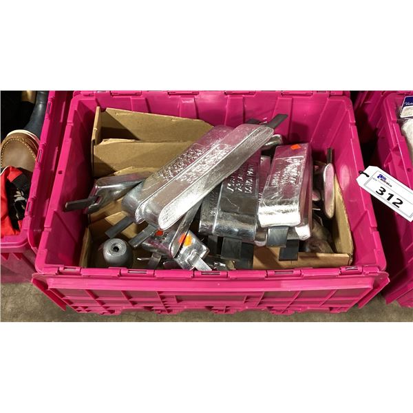 BIN OF ASSORTED MARTYR MARINE ANODES *BIN NOT INCLUDED*