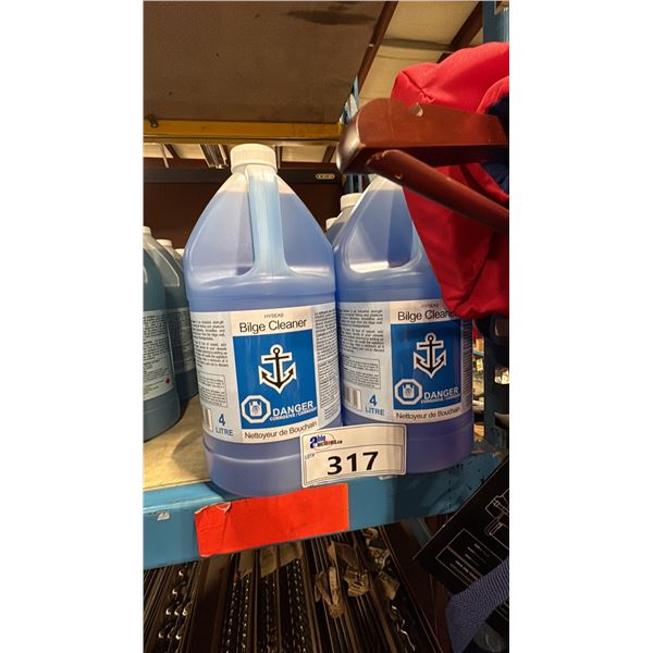 10 - 4L JUGS OF HYSEAS BILGE CLEANER