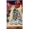 Image 1 : 6 TRAP WEIGHTS, FOLDABLE ANCHOR & VICTORY #CH0202 BRUCE STYLE ANCHOR