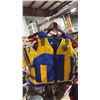 Image 2 : 4 MUSTANG SURVIVAL FOAM LIFE JACKETS, 2 RED MV3005 UNIVERSAL & 2 YELLOW/BLUE MV7030 YOUTH