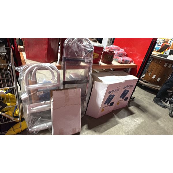 3 ASSORTED MARINE SWIM LADDERS & 2 POLYFORM TRUE FIT FENDER HOLDER KITS