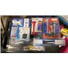 Image 2 : BIN OF ASSORTED MARINE EMERGENCY SIGNAL HORNS, WIPER BLADES & WIPER MOTOR *BIN NOT INCLUDED*