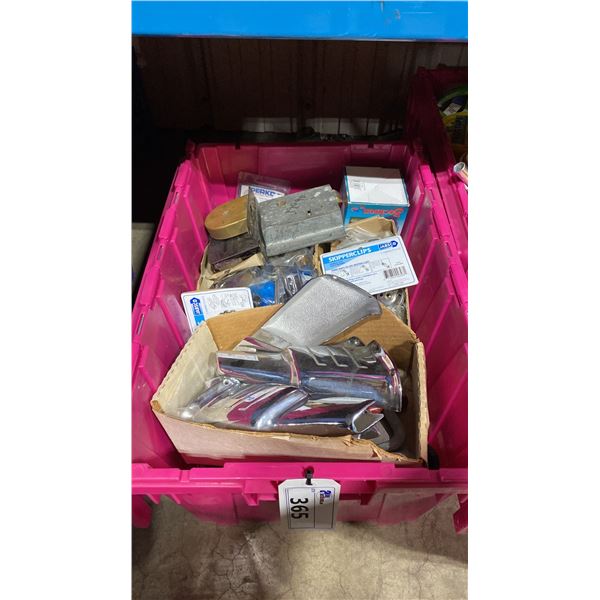 BIN OF ASSORTED MARINE HARDWARE *BIN NOT INCLUDED*