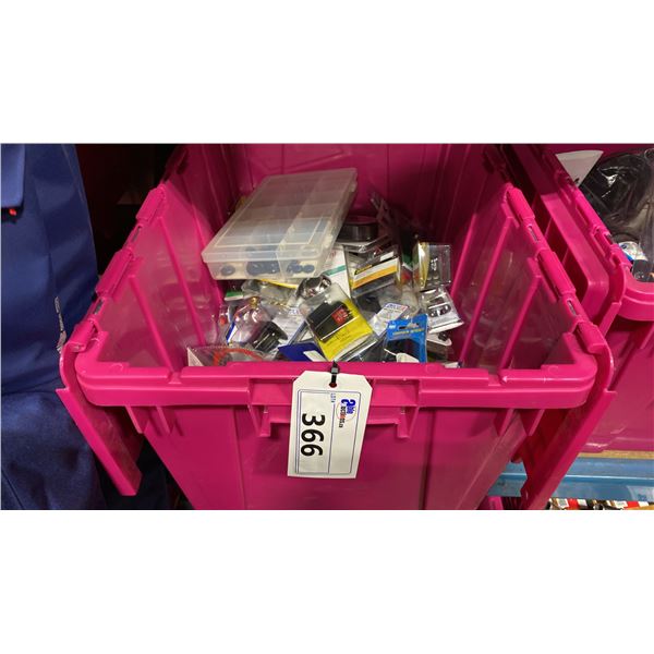 BIN OF ASSORTED MARINE ELECTRICAL PRODUCTS-CONTURA ON/OFF/ON SWITCHES, KILL SWITCHES, LIQUID TIGHT