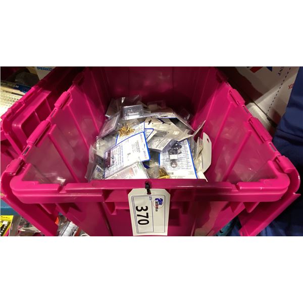 BIN OF ASSORTED MARINE HARDWARE * BIN NOT INCLUDED*
