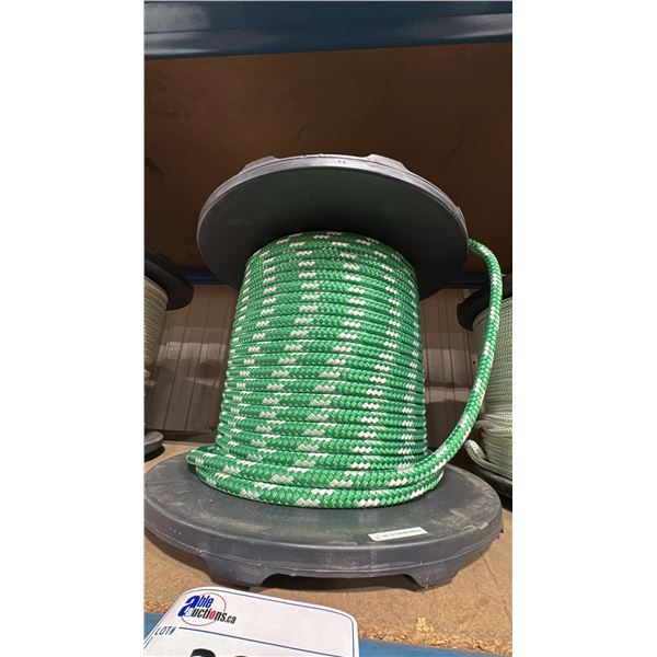 SPOOL OF GREEN 1/2" MARINE ROPE