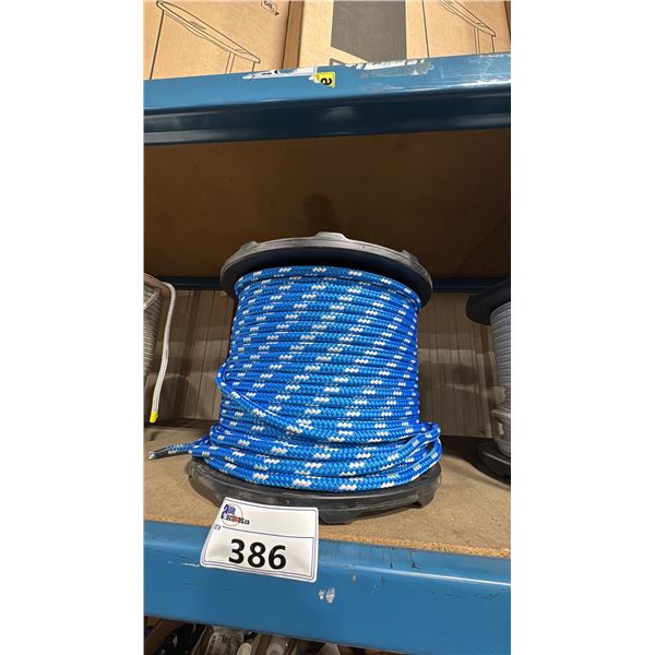 SPOOL OF BLUE 1/2" MARINE ROPE
