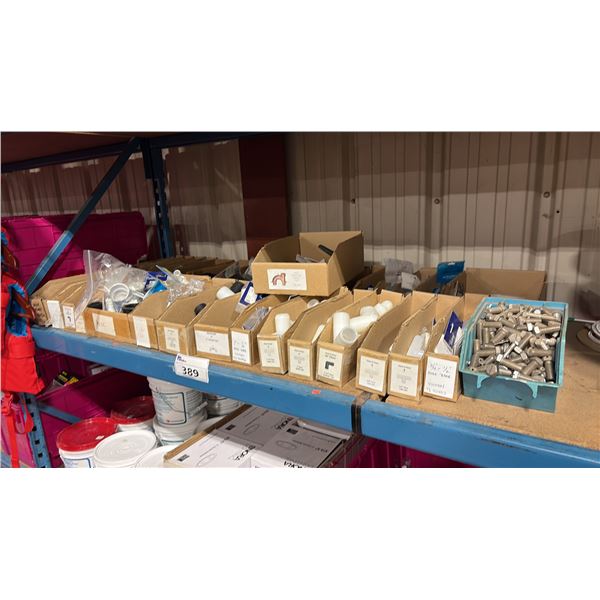 LARGE ASSORTMENT OF MARINE PLUMBING FITTINGS & HARDWARE