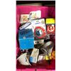 Image 9 : BIN OF ASSORTED MARINE ITEMS- FLOSCAN GPH METER, BATTERY SWITCHES, PERKO LIGHTS, TOGGLE SWITCHES &