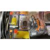 Image 6 : BIN OF ASSORTED MARINE ITEMS- CIGARETTE LIGHTER, SMART PLUG, LED BULBS, STRAIGHT PLUGS & LIGHT