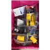 Image 13 : BIN OF ASSORTED MARINE ITEMS- 12-24V TROLLING MOTOR KITS, CORD CLIPS, STAINLESS STEEL POWER INLET,