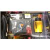Image 4 : BIN OF ASSORTED MARINE ITEMS- 12-24V TROLLING MOTOR KITS, CORD CLIPS, STAINLESS STEEL POWER INLET,