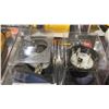 Image 7 : BIN OF ASSORTED MARINE ITEMS- 12-24V TROLLING MOTOR KITS, CORD CLIPS, STAINLESS STEEL POWER INLET,